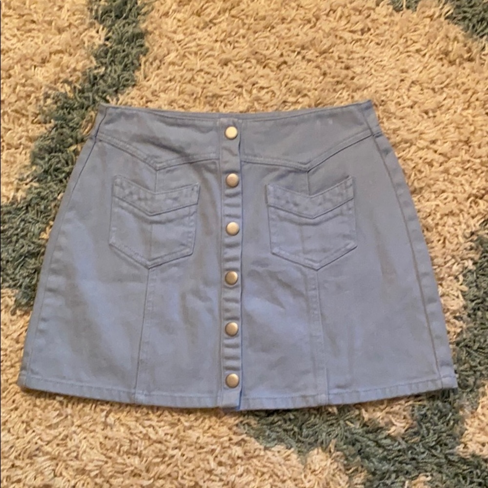 Kendall & Kylie button front skirt